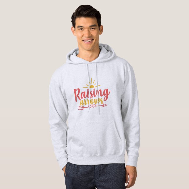Erhöhende Pfeile Hoodie (Vorne ganz)
