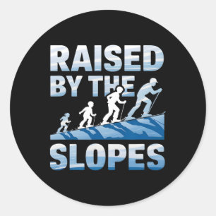 erhöht runder aufkleber