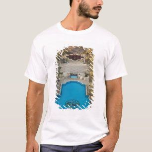 Erhöhte Ansicht Herods Palace Hotel Schwimmbad T-Shirt