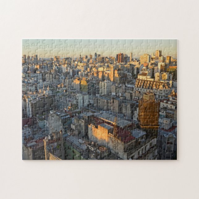 Erhöhte Ansicht über Balvanera Nachbarschaft Puzzle (Horizontal)
