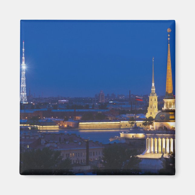 Erhöhte Aussicht auf den Fernsehturm Magnet (Vorne)