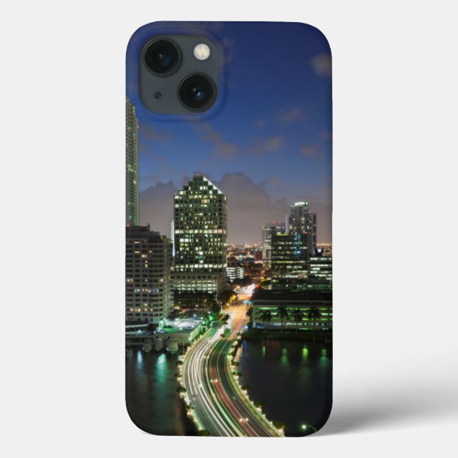 Erhöhte Skyline der Stadt Case-Mate iPhone Hülle (Rückseite)