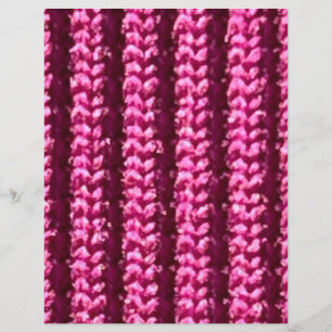 Erhöhtes Strick Muster in Hot Pink, Scrapbook Pape