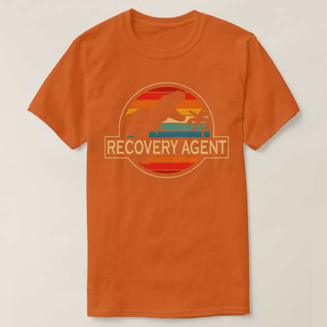Erholung Agent Dinosaurier T-Shirt (Design vorne)