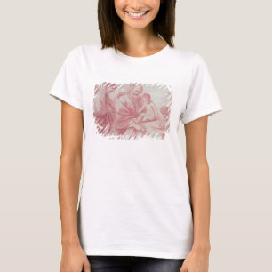Erholung auf dem Flug in Ägypten (rote Kreide auf T-Shirt