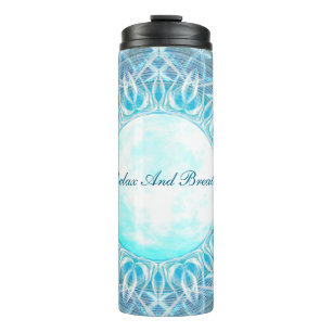 Erholung bestellen und entspannen Lightcode Mandal Thermosbecher