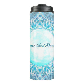 Erholung bestellen und entspannen Lightcode Mandal Thermosbecher