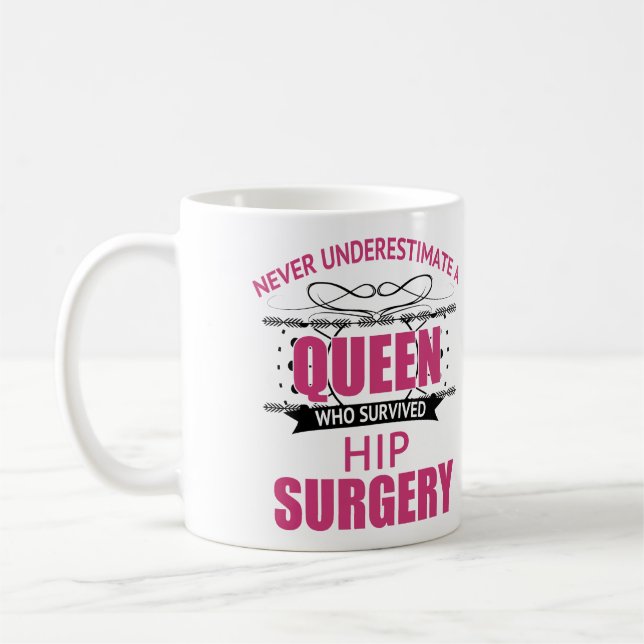 Erholung der angesagten Operation für Frauen Kaffeetasse (Links)