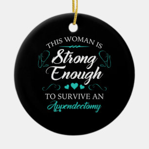 Erholung der Appendectomie-Operation Keramik Ornament