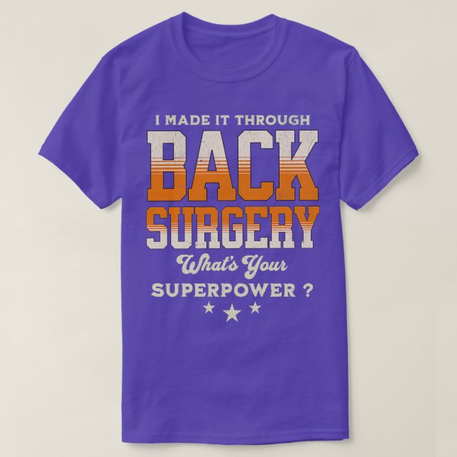 Erholung der hinteren Operation 2 T-Shirt (Design vorne)