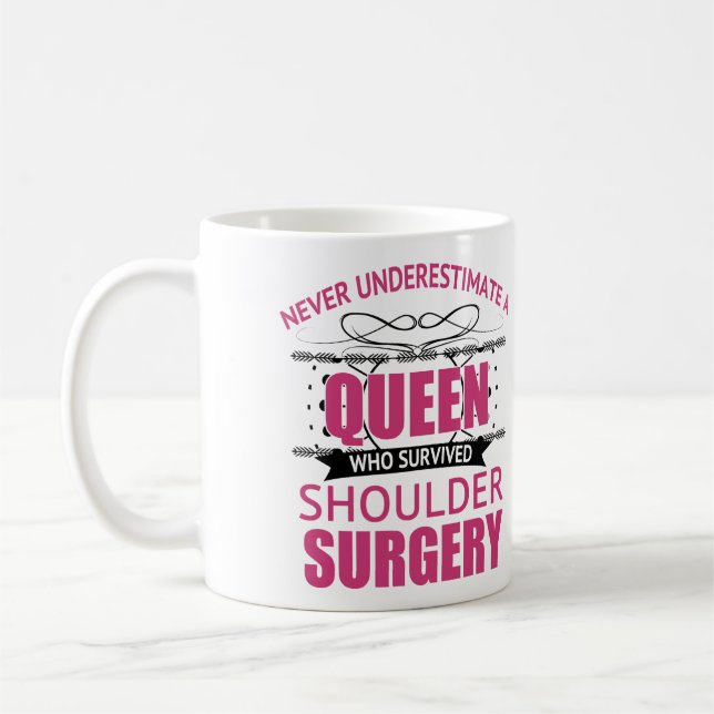 Erholung der Operation für Frauen Kaffeetasse (Links)