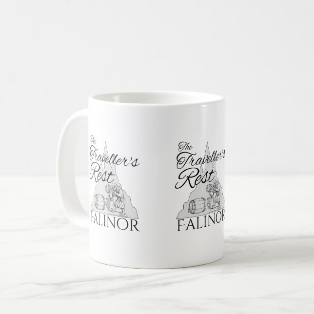 Erholung des Reisenden - Tasse (Vorderseite Links)