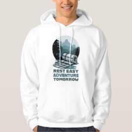 Erholung Easy Adventure Camping Design Hoodie