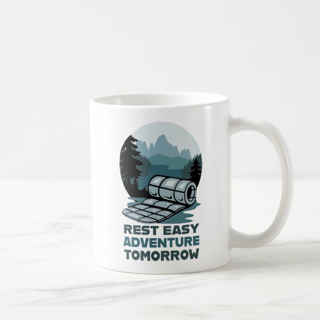 Erholung Easy Adventure Camping Design Kaffeetasse (Rechts)