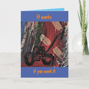 Erholung "Es funktioniert" Karte