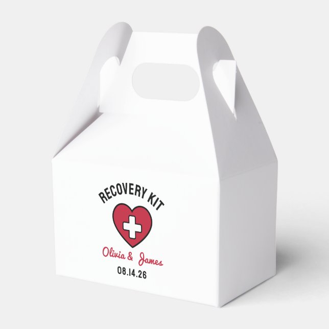 Erholung für das Überleben von Hochzeiten Geschenkschachtel (Vorderseite)