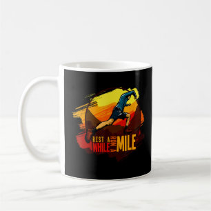 Erholung für eine Weile laufen Mile Trailrunner Kaffeetasse