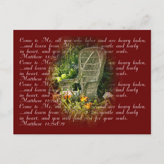 Erholung für Ihre Soule... Postkarte (Vorderseite)