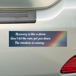Erholung für Inspiration-Addiction-Regenbogen Autoaufkleber
