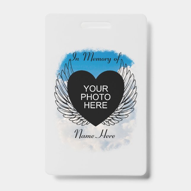 Erholung im Frieden im Gedenken an Flügel und Wolk Ausweis (Vorderseite)