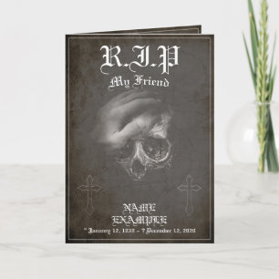 Erholung im Frieden - mein Freund - Vintag Karte