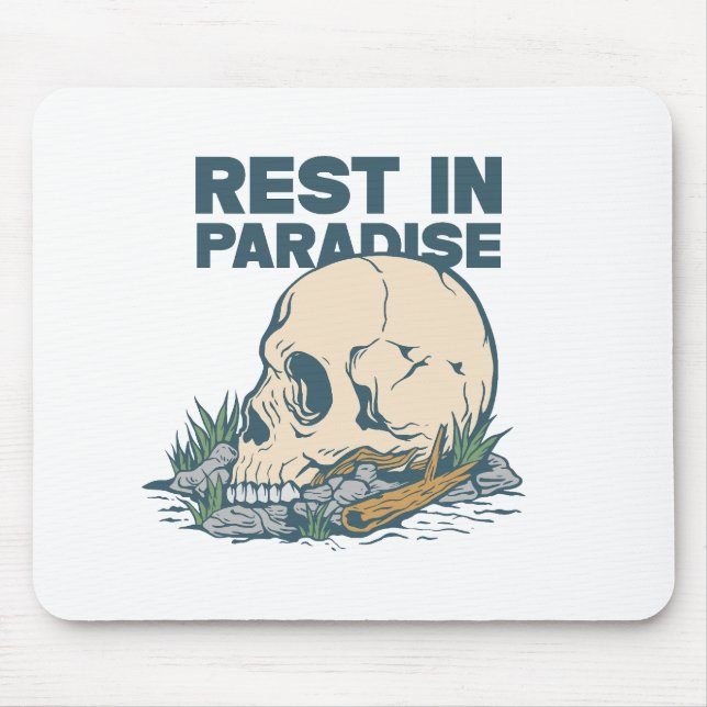 Erholung im Paradies Mousepad (Vorne)