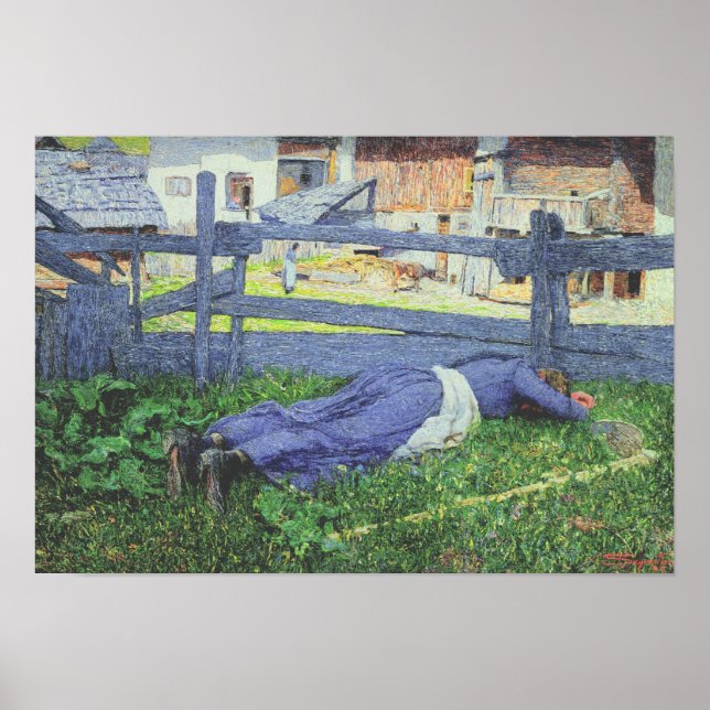 Erholung im Schatten Poster (Vorne)