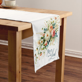 Erholung in der Blütezeit des Herrn Kurzer Tischläufer