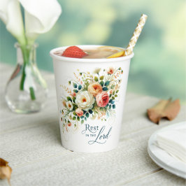 Erholung in der Blütezeit des Herrn Pappbecher