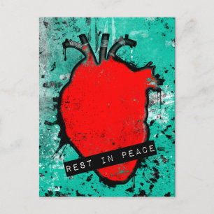 Erholung in Frieden Herzstück Postkarte