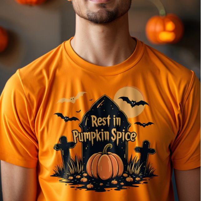 Erholung in Pumpkin Spice Fall Vibes Halloween T-Shirt (Von Creator hochgeladen)