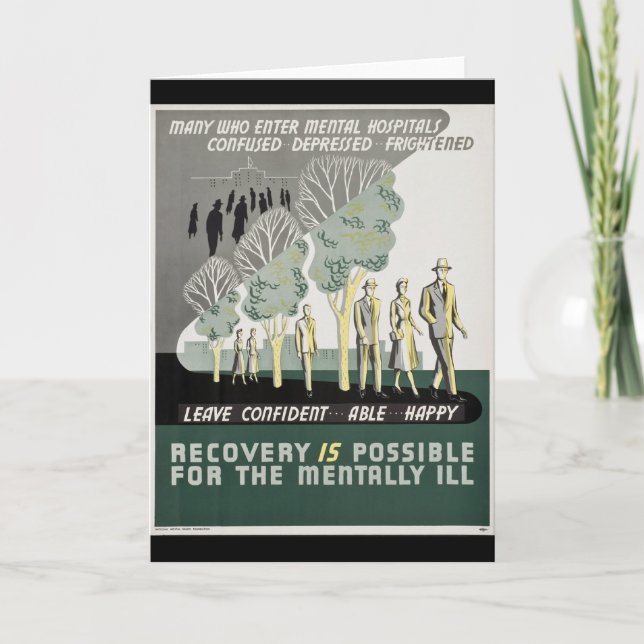 Erholung ist für den geistlich - Kranken möglich Karte (Vorderseite)