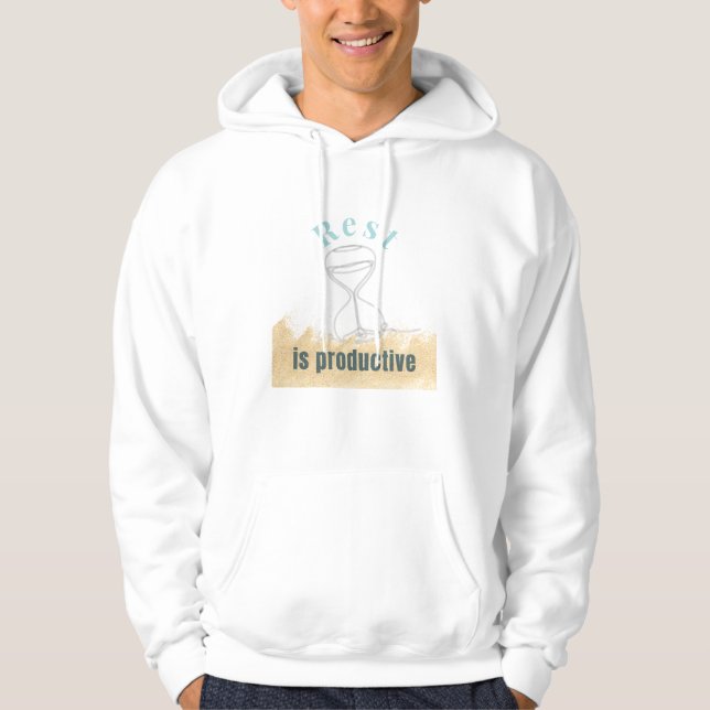 Erholung ist produktiv - Mini-Sensibilisierung für Hoodie (Vorderseite)