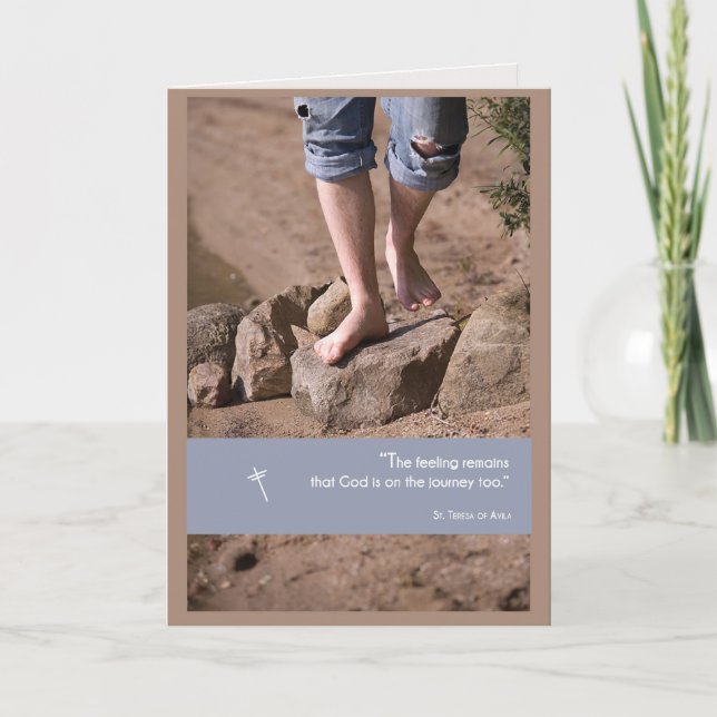 Erholung Jubiläumsreise Karte (Vorderseite)