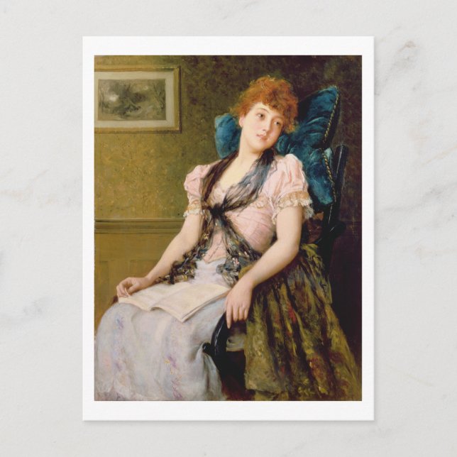 Erholung Nachmittags Postkarte (Vorderseite)