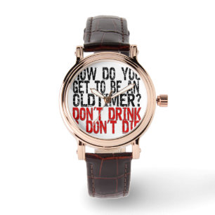 Erholung Old Timer Joke Armbanduhr