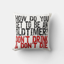 Erholung Old Timer Joke Kissen