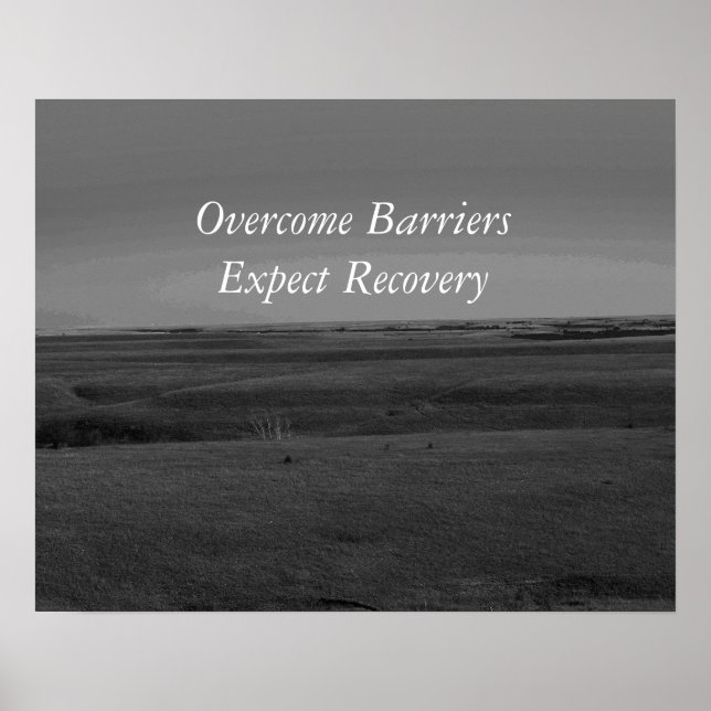 Erholung-Poster erwarten Poster (Vorne)