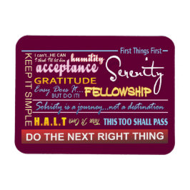 Erholung Slogans 20 Magnet