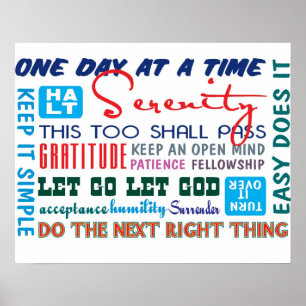 Erholung-Slogans Poster