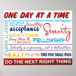 Erholung-Slogans Poster