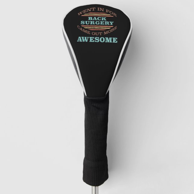 Erholung-Spaß der hinteren Operation Golf Headcover (Vorderseite)