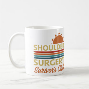 Erholung-Spaß der SchulterOperation Kaffeetasse