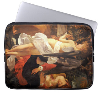 Erholung über den Flug nach Ägypten (Caravaggio) Laptopschutzhülle