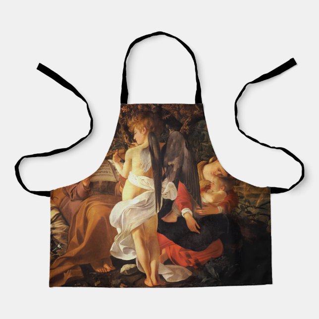 Erholung über den Flug nach Ägypten (Caravaggio) Schürze (Vorderseite)