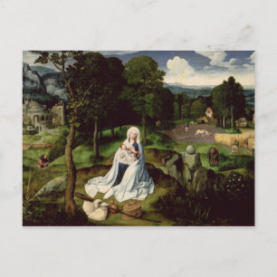 Erholung über den Flug nach Ägypten Postkarte