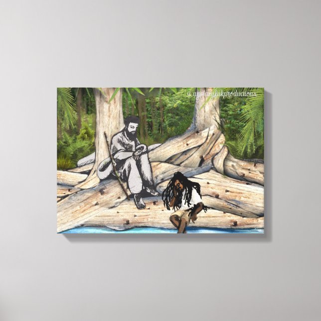 Erholung von Samuel Dickerson Leinwanddruck (Vorderseite)