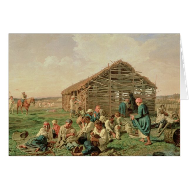 Erholung während Heuens, 1861 (Vorderseite (Horizontal))