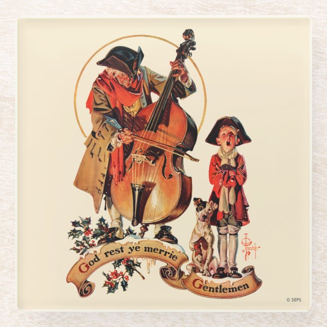 Erholung Ye Merrie Gentlemen Glasuntersetzer (Vorderseite)