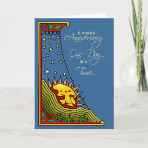 Erholung zum 6. Jahrestag Karte
